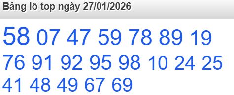 Soi cầu xsmb 27/01/2026, soi cầu mb 27 01 2026, dự đoán xsmb 27-01-2026, btl mb 27 01 20265, dự đoán miền bắc 27/01/2026, chốt số mb 27 01 20265, soi cau mien bac 27-01-2026