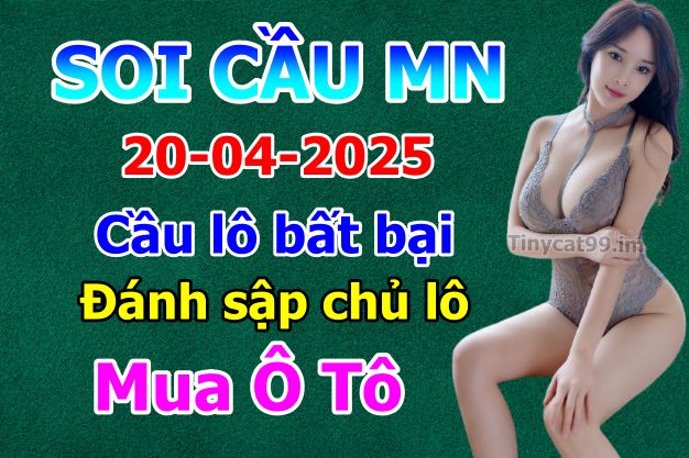soi cầu xsmn 20-04-2025, soi cầu mn 20-04-2025, dự đoán xsmn 20-04-2025, btl mn 20-04-2025, dự đoán miền nam 20-04-2025, chốt số mn 20-04-2025, soi cau mien nam 20 04 2025