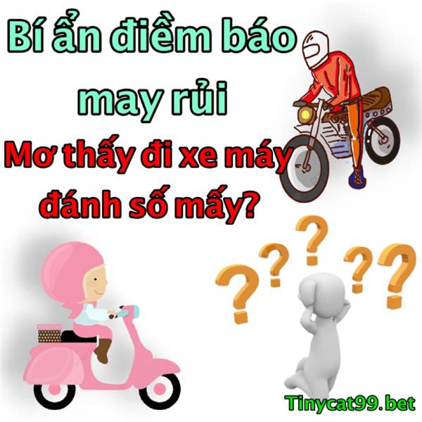 Mơ Thấy Đi Xe Máy Thì Đánh Con Gì? Con Số May Mắn Khi Mơ Thấy Xe Máy 