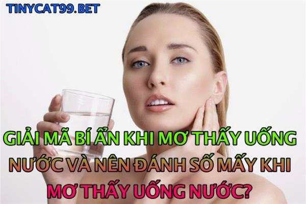 Nằm Mơ Thấy Uống Nước Đánh Đề Con Gì? Giải Mộng Uống Nước