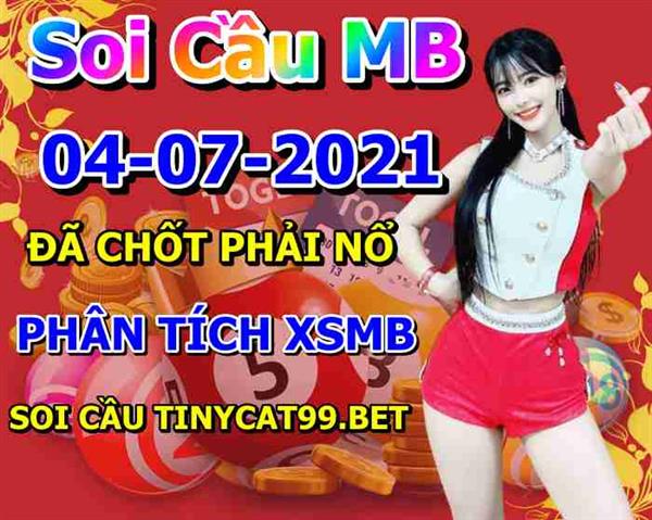 Soi Cầu MB 04-07-2021 Dự Đoán XSMB Chốt Số Miền Bắc VIP Chủ Nhật