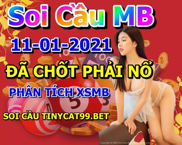 Soi Cầu XSMB 11-01-2021 Dự Đoán XSMB Chốt Số Miền Bắc VIP Thứ 2
