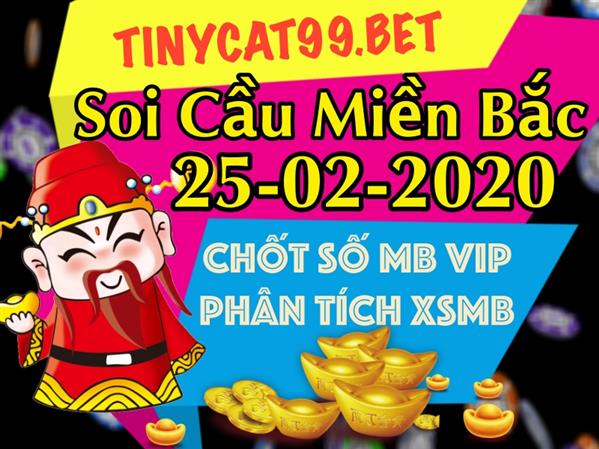 Soi cầu XSMB 25-2-2020 Bạch Thủ Lô Dự đoán kqxsmb cầu lô miền bắc thứ 3