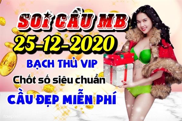 Soi Cầu Miền Bắc 25/12/2020 Dự Đoán XSMB Chốt Số VIP Kép Chuẩn Xác Thứ 6