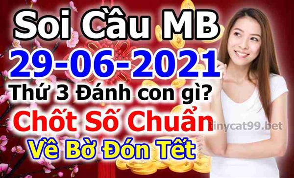 Soi Cầu XSMB 29-06-2021 Dự Đoán XSMB Chốt Số Miền Bắc VIP Thứ 3