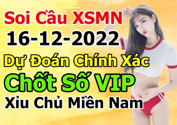 Dự Đoán Miền Nam 16-12-2022 Soi Cầu XSMN Chốt Số Bao Lô Thứ 6