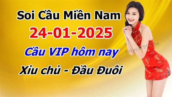Dự Đoán Miền Nam 24-01-2025 Soi Cầu XSMN Chốt Số Bao Lô Thứ 6