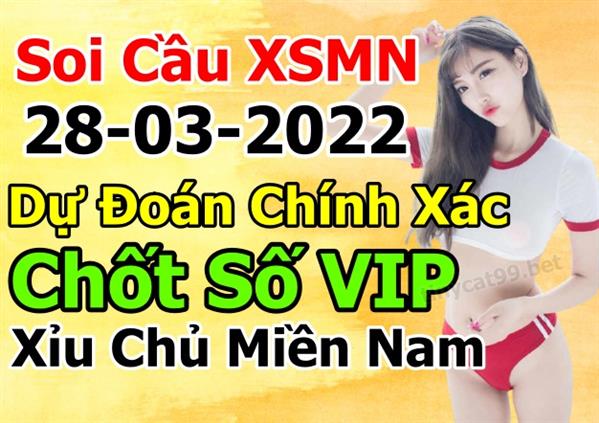 Soi Cầu XSMN 28-03-2022 Dự Đoán XSMN Chốt Số Miền Nam VIP Thứ 2