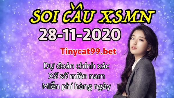 Soi cầu XSMN ngày 28-11-2020 Dự Đoán Xổ Số Miền Nam Chính Xác Thứ 7