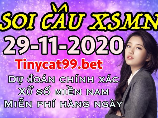 Soi Cầu XSMN 29-11-2020 Dự Đoán KQXS Miền Nam Chính Xác Chủ Nhật