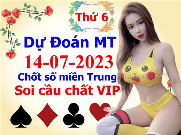 Soi Cầu XSMT 14-07-2023 Dự Đoán XSMT Miền Trung Chốt Số BTL VIP MT Thứ 6