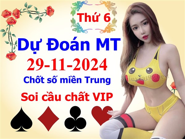 Soi Cầu XSMT 29-11-2024 Dự Đoán XSMT Miền Trung Chốt Số BTL VIP MT Thứ 6