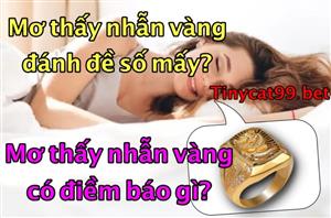 Nằm Mơ Thấy Nhẫn Vàng Đánh Đề Con Nào? Điềm Báo Giấc Mơ Thấy Nhẫn Vàng