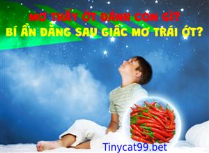 Mơ Thấy Ớt Đánh Con Gì? Bí Ẩn Đằng Sau Giấc Mơ Trái Ớt?