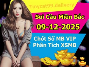 Soi Cầu XSMB 09-12-2025 Dự Đoán XSMB Chốt Số Miền Bắc VIP Thứ 3
