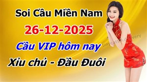 Dự Đoán Miền Nam 26-12-2025 Soi Cầu XSMN Chốt Số Bao Lô Thứ 6
